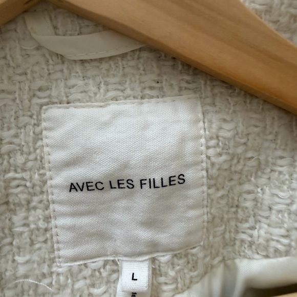 Anthropologie Avec Les Filles NWT Bow Tie Tweed Coquette Balletcore - Picture 9 of 12